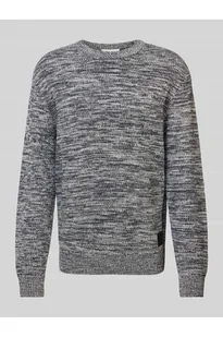 Sweter z dzianiny o kroju regular fit z czystej bawełny - Tom Tailor Denim - Swetry męskie - miniaturka - grafika 1