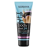 Balsamy i kremy do ciała - Soraya, Body Diet24, serum 3-funkcyjne do ciała, 200 ml - miniaturka - grafika 1