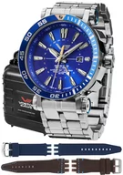 Zegarki męskie - Zegarek Vostok Europe NH34-575A716B Energia Rocket Automatic GMT - miniaturka - grafika 1
