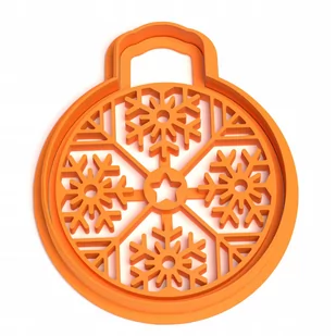 Foremka Bombka Płatki śniegu Boże Narodzenie - Formy do ciast Foremka Bombka Płatki śniegu Boże Narodzenie - Formy do ciast - miniaturka - grafika 1