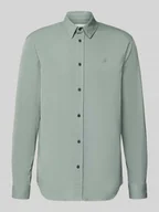 Koszule męskie - Koszula casualowa o kroju relaxed fit z mieszanki bawełny ekologicznej model ‘GIAALO’ - miniaturka - grafika 1