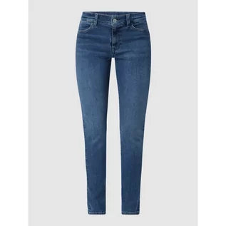 Spodnie damskie - Jeansy o kroju skinny fit z dodatkiem streczu model Nella - Gant - grafika 1