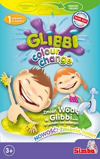 Simba Glibbi Color Change 2 rodzaje 105957575026 - Zabawki do kąpieli - miniaturka - grafika 1
