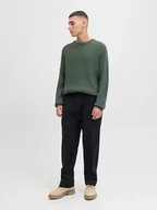 Swetry męskie - Jack & Jones Sweter w kolorze khaki - miniaturka - grafika 1