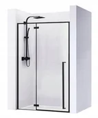 Ścianki i drzwi prysznicowe - Rea K6328 Drzwi prysznicowe black mat 120Fargo - miniaturka - grafika 1