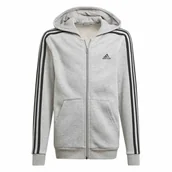 Bluzy dla dziewczynek - Bluza dziecięca ADIDAS B 3S FZ HD 128 - miniaturka - grafika 1