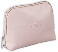 Kosmetyczki, organizery i kuferki - TOP CHOICE Kosmetyczka Leather Beżowa 18x14x6cm. - miniaturka - grafika 1