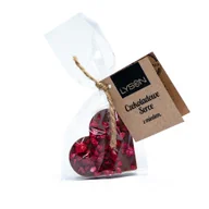 Czekolada - Serce mleczna czekolada z malinami 15g - miniaturka - grafika 1