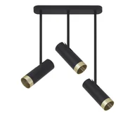 Lampy sufitowe - Oświetlenie punktowe PORTO 3xGU10/10W/230V czarny - miniaturka - grafika 1