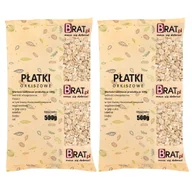 Płatki śniadaniowe i musli - Płatki orkiszowe 1kg (2x500g) - miniaturka - grafika 1