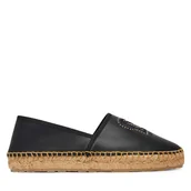 Espadryle damskie - Espadryle LOVE MOSCHINO JA10532G0OIA0000 Czarny - miniaturka - grafika 1
