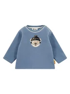 Bluzy i sweterki niemowlęce - Steiff Bluza w kolorze niebieskim - miniaturka - grafika 1