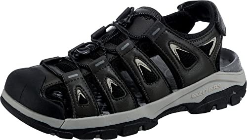 Skechers Sandały męskie Tresmen, Ciemnoszary, 42 EU