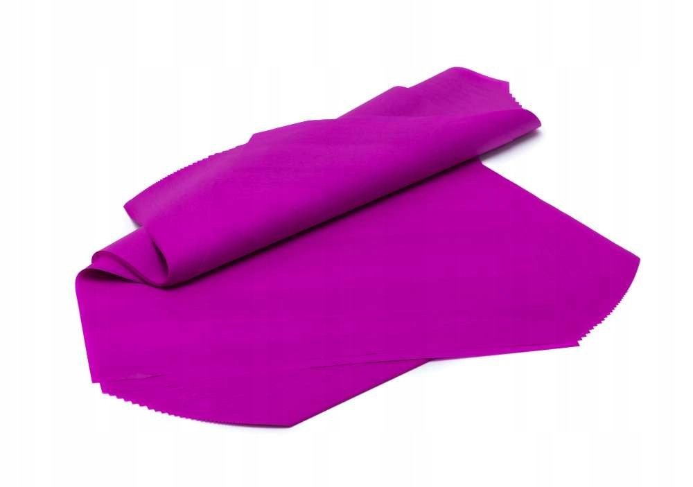Bibuła PAKOWA Gładka Magenta 38x50cm 100szt Arkusze Papier Ochronna