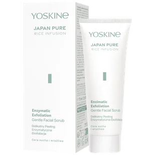 YOSKINE Japan Pure Delikatny peeling Enzymatyczna Eksfoliacja 75ml - Peelingi i scruby do twarzy - miniaturka - grafika 1