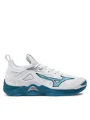 Buty sportowe męskie - Mizuno Buty Wave Momentum 3 V1GA2312 Biały - miniaturka - grafika 1