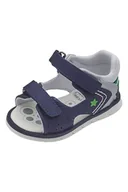 Buty dla chłopców - Chicco Sandały z podwójnym rzepem, 20 EU, Niebieskie, 20 EU - miniaturka - grafika 1