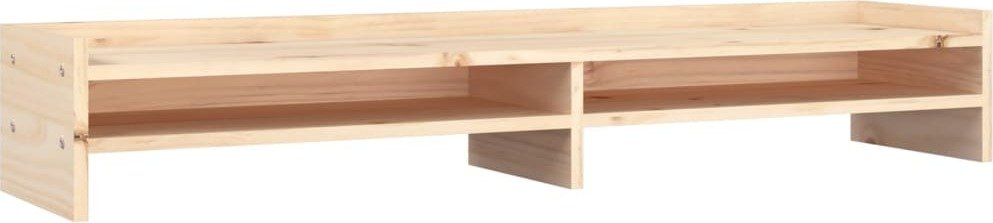 vidaXL Podstawa pod monitor 100x24x16 cm z litego drewna sosnowego