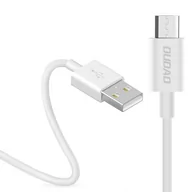 Kable USB - Szybki kabel Dudao Usb / micro Usb 3A 1m biały - miniaturka - grafika 1