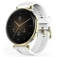Smartwatch - HAMA 7000 GPS Amoled Biało-złoty - miniaturka - grafika 1