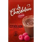 Kakao i czekolada - Delecta La Chocolatiere Czekolada do picia klasyczna z nutą maliny 30 g - miniaturka - grafika 1