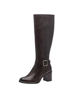 Kozaki damskie - Marco Tozzi Damskie buty Long Boot 2-25526-43, modne kozaki, Cafe Antic, 37 EU, Cafe Antic, 37 EU - miniaturka - grafika 1
