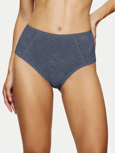 Triumph Figi klasyczne z wysokim stanem Amourette Charm 10216997 Niebieski - Majtki damskie - miniaturka - grafika 1