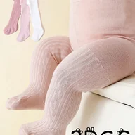 Spodnie i spodenki dla dziewczynek - TEMU 3-Pak Jednokolorowe Rajstopy dla Niemowląt i Maluchów, Proste i Uniwersalne na Wszystkie Pory Roku, Na Warstwę Wierzchnią i Bazową, Dla Dzieci w - miniaturka - grafika 1