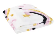 Koce i narzuty dla dzieci - Kocyk dziecięcy niemowlęcy Sweet Dreams 80x110 tęcza - miniaturka - grafika 1