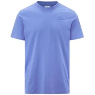 Koszulki męskie - Kappa Cafers Slim Tee Wygodna i stylowa koszulka techniczna kolor niebieski Ultramaryna i niebieska mocna koszulka Rozmiar 16Y - miniaturka - grafika 1