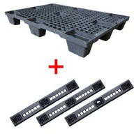 Akcesoria do pakowania - Artplast Plastikowa paleta PICK 8, 1200 x 800, z płozami 158143 - miniaturka - grafika 1