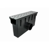 Rynny i akcesoria - Studzienka zbiorcza krata PP system 1000 x 98 A15 50 x 13,1 x 28 cm MAXPOL - miniaturka - grafika 1