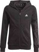 Bluzy dla dziewczynek - Adidas Bluza dziecięca ADIDAS G LIN FZ HD 140 - miniaturka - grafika 1