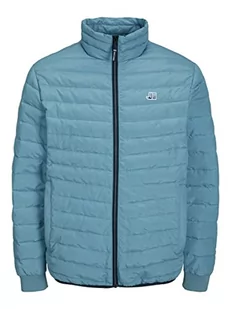 JACK & JONES Męska kurtka pikowana Jcologan Puffer Collar, Mountain Spring, XXL - Kurtki męskie - miniaturka - grafika 1