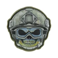 Odzież taktyczna i umundurowanie - M-Tac - Naszywka Emoji №5 Szkielet UA - PVC 3D - Camo - 51353505 - miniaturka - grafika 1