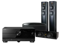 Kino domowe - Yamaha RX-A6A (czarny) + Carina FS247 (czarny) + CC 241 (czarny) + MusicCast 50 (czarny) - miniaturka - grafika 1