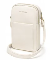 Torebki damskie - Mini Torebka Damska Na Telefon Listonoszka PUCCINI Beżowa - miniaturka - grafika 1