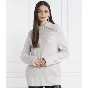 Patrizia Pepe Sweter | Regular Fit | z dodatkiem wełny - Swetry damskie - miniaturka - grafika 1