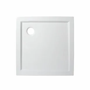 Brodzik do kabiny prysznicowej płaski Essential 80 x 80 x 5/3 Sensea - Brodziki prysznicowe - miniaturka - grafika 1
