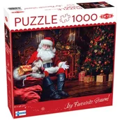 Puzzle - Puzzle TACTIC Lovers Santas Surprise 59605 (1000 elementów) - miniaturka - grafika 1