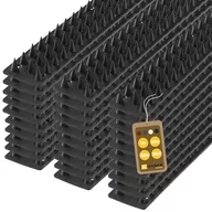Zwalczanie i odstraszanie szkodników - Plastikowe kolce Tosta przeciw ptakom 4,5 x 50 cm czarne 30 szt. - miniaturka - grafika 1