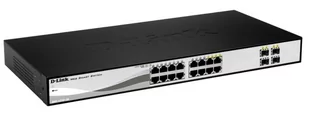 D-LINK 16-Port Layer2 Smart Managed Gigabit Switch dlink green 3.0 16x 10/100/1000Mbit/s TP RJ-45 Port4x TP Combo Port/SFP Slot - Pozostałe akcesoria sieciowe - miniaturka - grafika 1