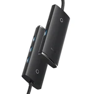 Huby USB - Hub 4w1 Baseus Lite Series USB do 4x USB 3.0 1m (czarny) - miniaturka - grafika 1
