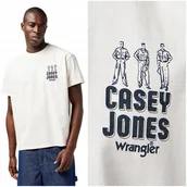 Koszulki męskie - Wrangler CASEY JONES GRAPHIC bardzo luźny t-shirt bawełniana koszulka XXL - miniaturka - grafika 1