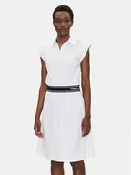 Sukienki - KARL LAGERFELD Sukienka codzienna A2W13038 Biały Regular Fit - miniaturka - grafika 1