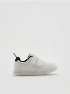 Buciki dla niemowląt - Reserved - Trampki na rzepy - biały - miniaturka - grafika 1