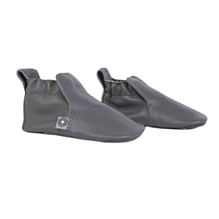 Skórzane buciki dla niemowląt szare Stepper Gunmetal rozm. 19 - Buty dla dziewczynek - miniaturka - grafika 1