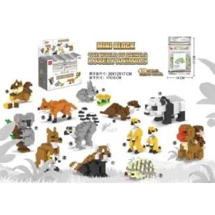 Klocki zwierzęta MIX - Klocki - miniaturka - grafika 1