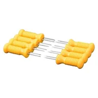 Szczypce do grilla - Uchwyty do kukurydzy żółte 3 x 10 cm 8 szt. Activa - miniaturka - grafika 1