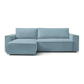 Narożniki - Jasnoniebieski rozkładany narożnik dwustronny Bobochic Paris Nihad - miniaturka - grafika 1